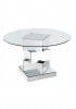 Cyrina Mirrored Round Dining Table 120CM